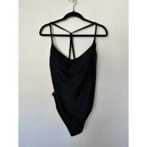 J. Crew one piece black swimsuit size 14 - Picture 1 of 6